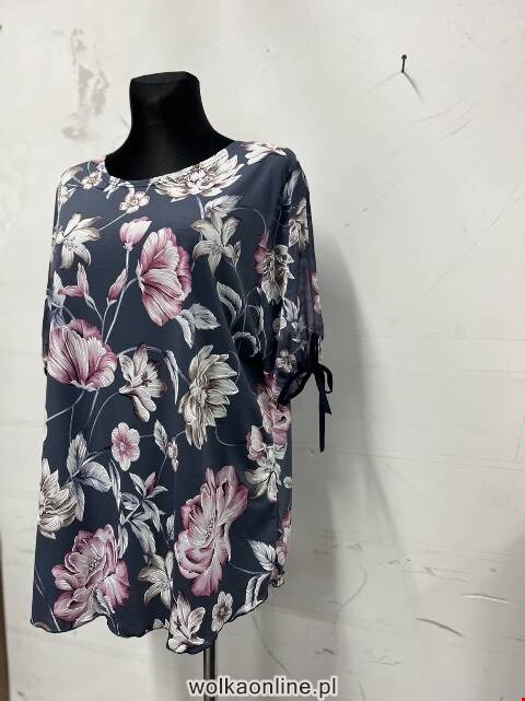 Bluzka damskie 8046 Mix 2 kolor 52-60 (towar polskie)