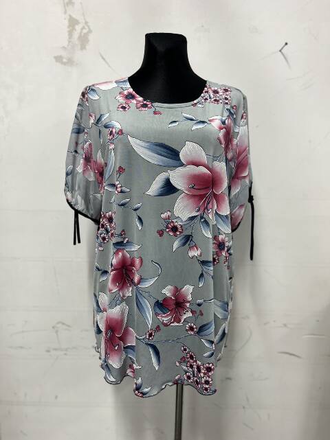 Bluzka damskie 8047 Mix 2 kolor 52-60 (towar polskie)