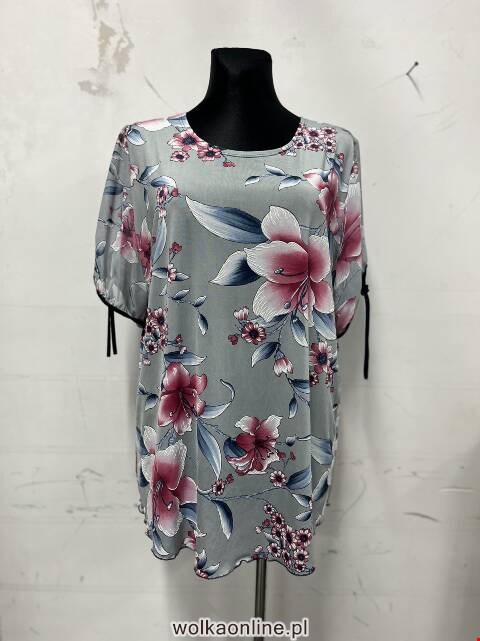 Bluzka damskie 8047 Mix 2 kolor 52-60 (towar polskie)