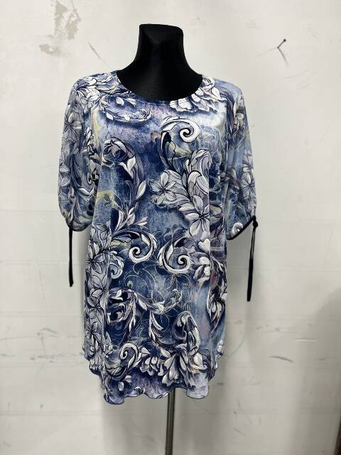 Bluzka damskie 8048 Mix 2 kolor 52-60 (towar polskie)