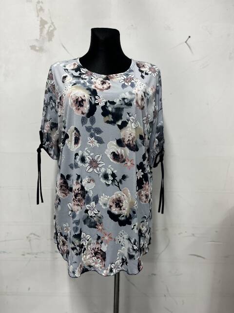 Bluzka damskie 8049 Mix 2 kolor 52-60 (towar polskie)