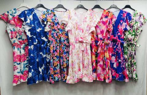 Sukienka damskie 8071 Mix kolor Standard (towar polskie)