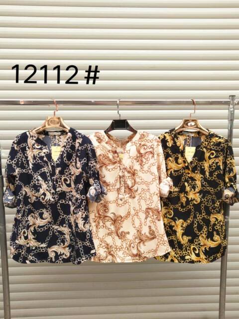 Koszula damska 12112 Mix kolor M-2XL