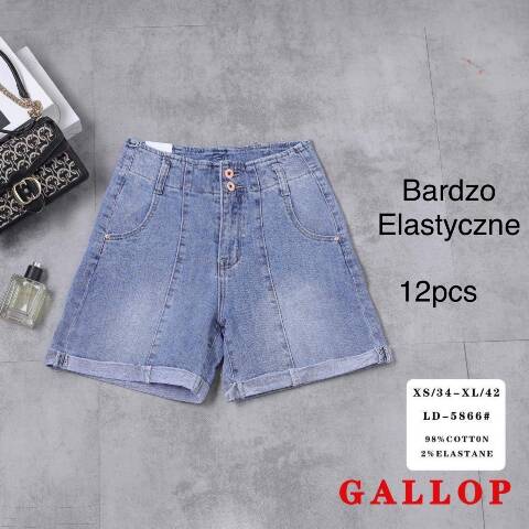 Szorty damskie LD5866 1 kolor XS-XL