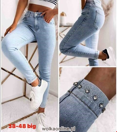 Jeansy damskie 9879 1 kokor 38-48