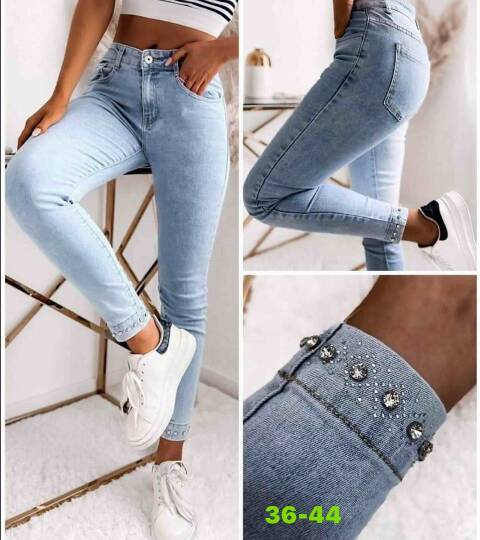 Jeansy damskie 9880 1 kokor 36-44