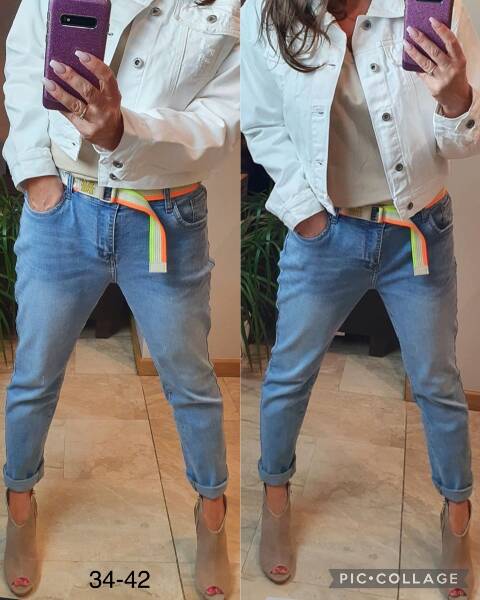 Jeansy damskie 9882 1 kokor 34-42