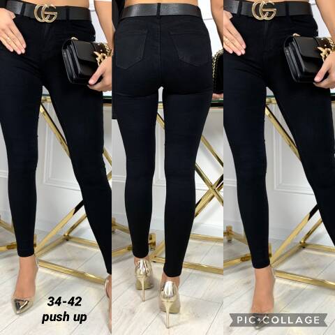 Jeansy damskie 9887 1 kokor 34-42 1