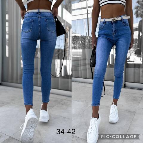 Jeansy damskie 9893 1 kokor 34-42 1