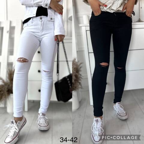 Jeansy damskie 9894 1 kokor 34-42 1