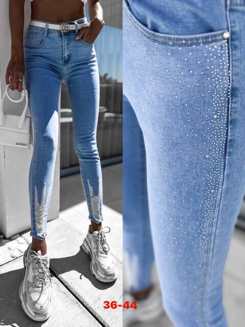 Jeansy damskie 9899 1 kokor 36-44