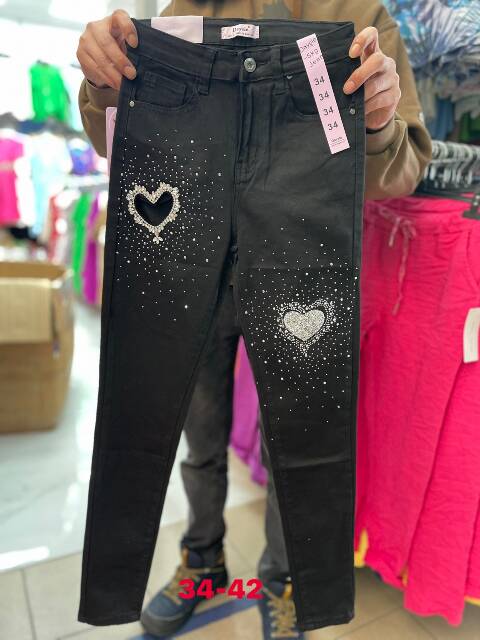 Jeansy damskie 9900 1 kokor 34-42