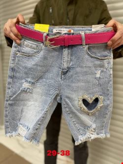 Spodenki jeansowe damskie 9906 1 kolor 29-36