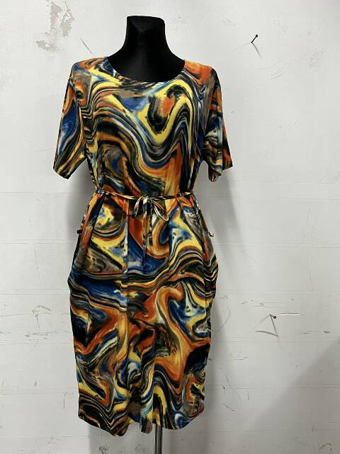 Sukienki damskie 1236 Mix 2 kolor L-3XL (TOWAR POLSKIE)