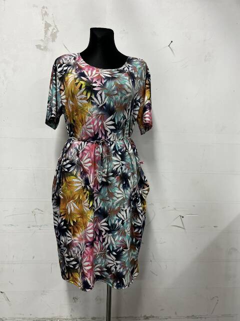 Sukienki damskie 1227 Mix 2 kolor L-3XL (TOWAR POLSKIE)