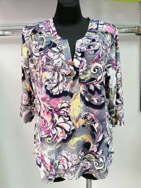 Koszula damskie 110726 Mix kolor XL-3XL (Towar Polskie) 1