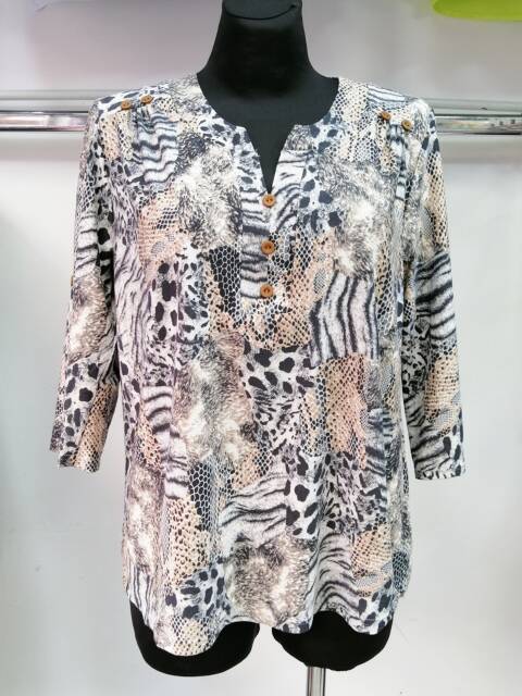 Koszula damskie 110807 Mix kolor XL-3XL (Towar Polskie)