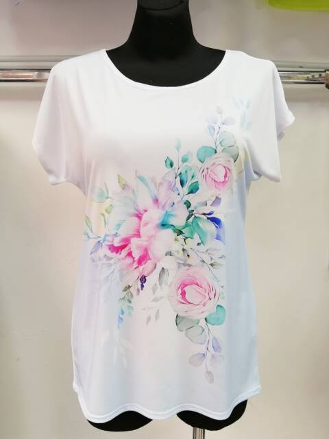 Bluzka damskie 111119 Mix kolor 42-52 (Towar Polskie)