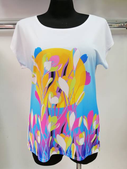 Bluzka damskie 111141 1 kolor 42-52 (Towar Polskie)