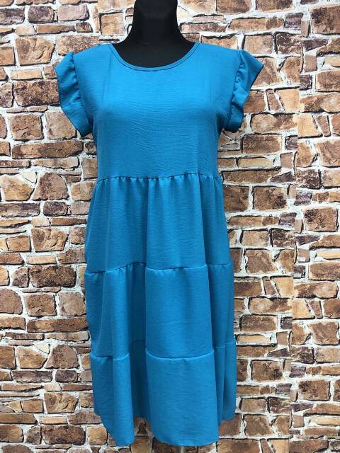 Sukienka damskie 3500 1 kolor L-4XL (Towar Polskie)