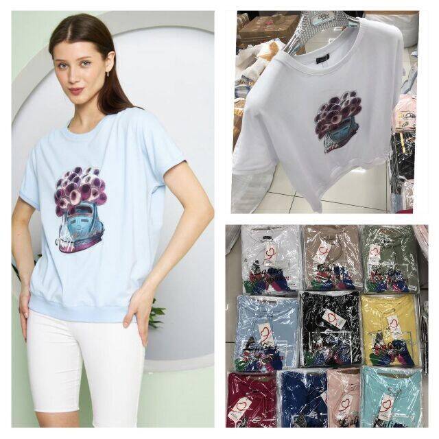 Bluzka damska 7080 Mix KOLOR Standard (TOWAR TURECKIE)