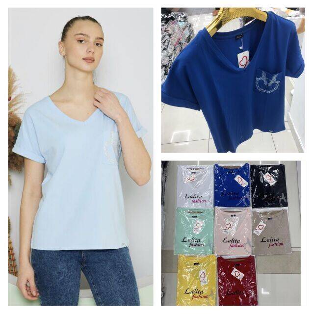 Bluzka damska 7108 Mix KOLOR Standard (TOWAR TURECKIE) 1