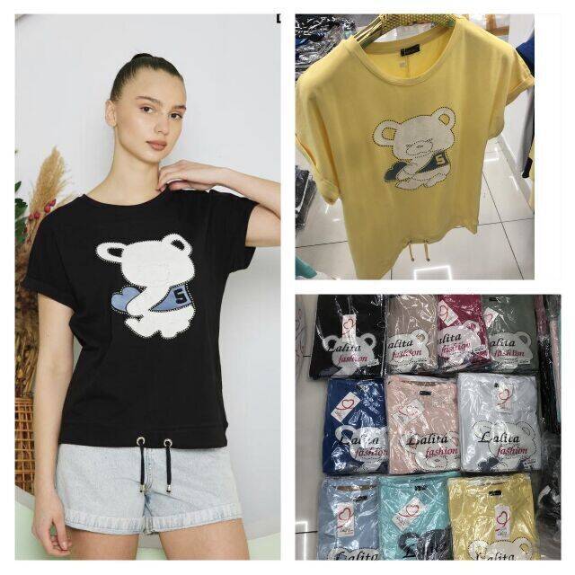 Bluzka damska 7114 Mix KOLOR Standard (TOWAR TURECKIE) 1