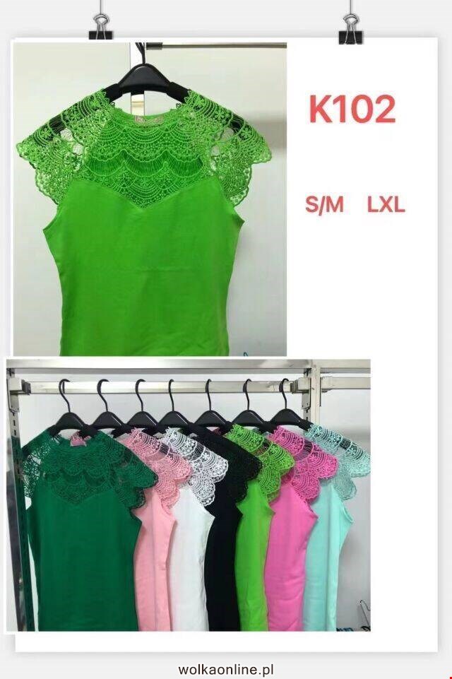 Bluzka damska K102 Mix KOLOR S/M-L/XL (TOWAR CHINA)