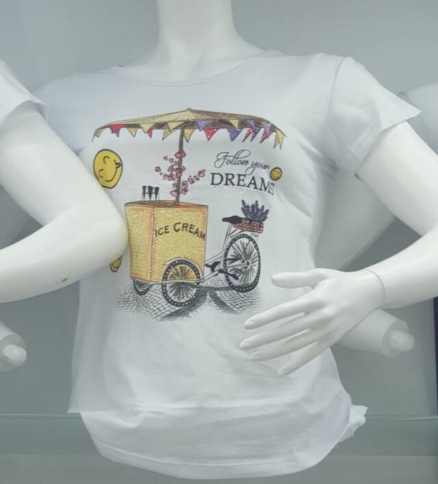 Bluzka damska 7240 MIX KOLOR M-XL (TOWAR TURECKIE) 1