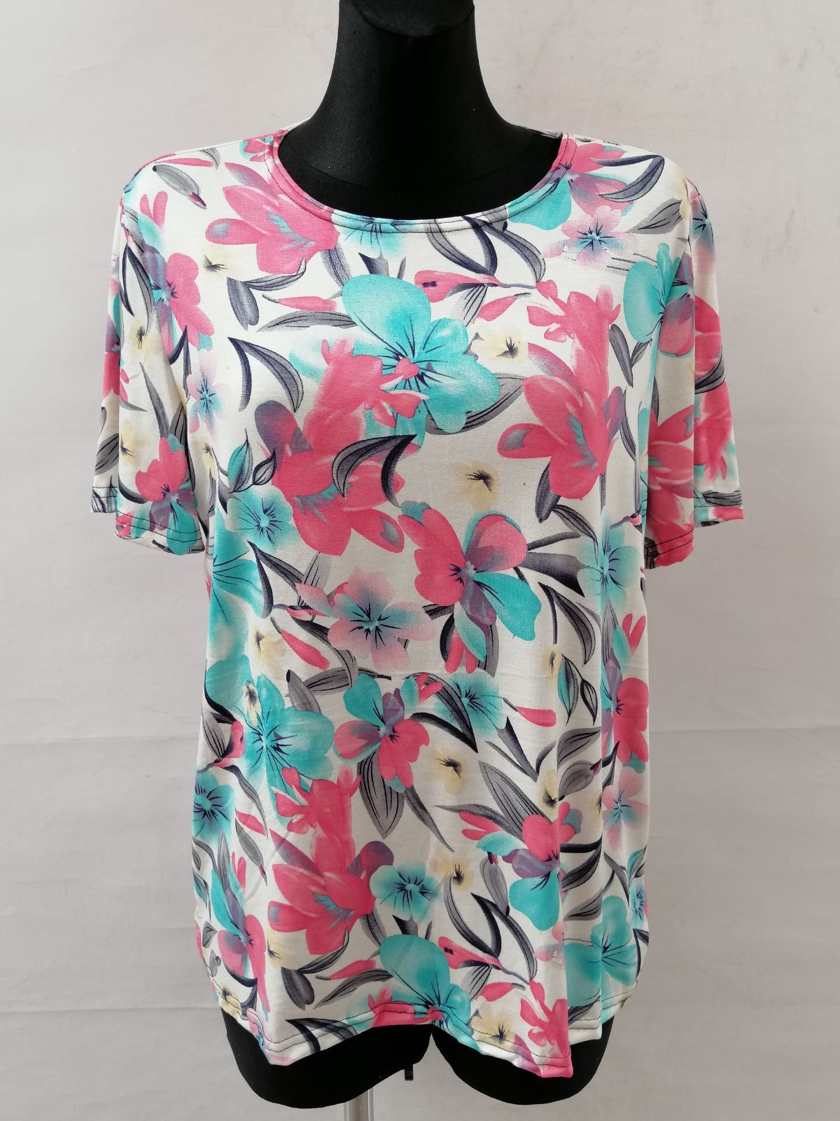 Bluzka damska 7276 1 kolor L-4XL (TOWAR POLSKIE )