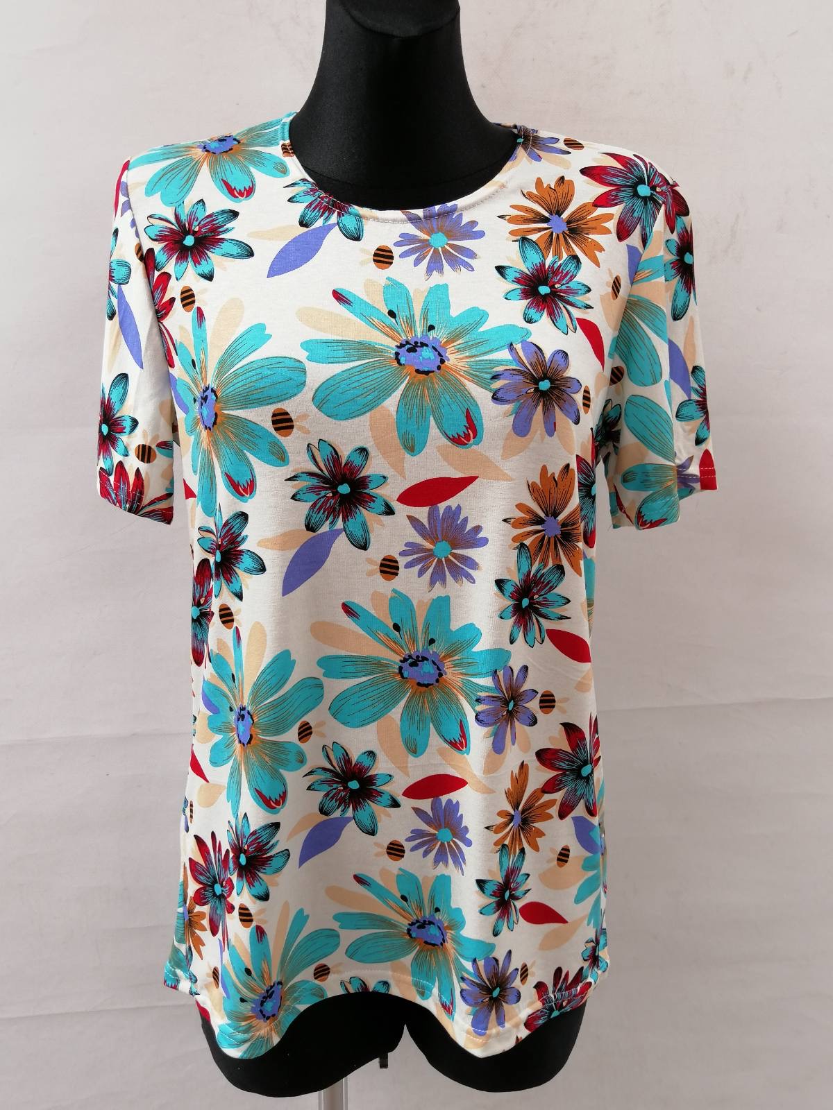 Bluzka damska 7284 1 kolor L-4XL (TOWAR POLSKIE )