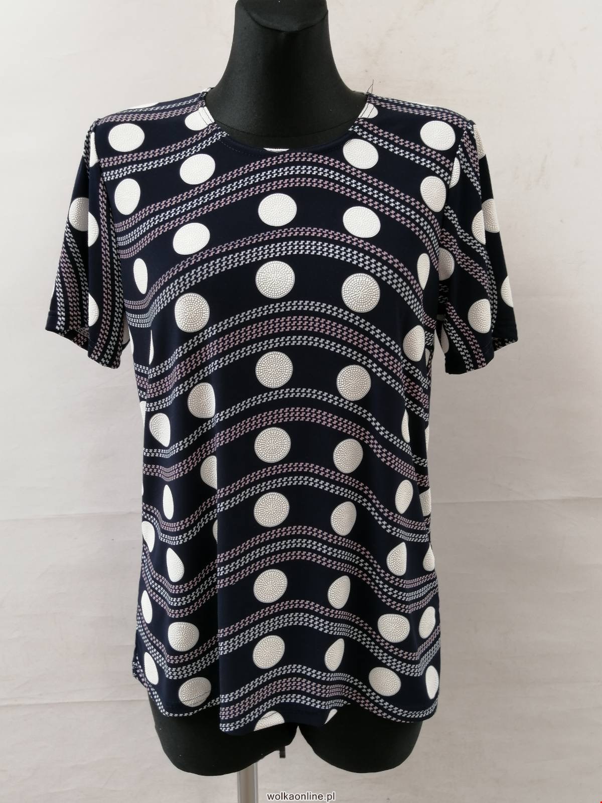 Bluzka damska 7296 1 kolor L-4XL (TOWAR POLSKIE )