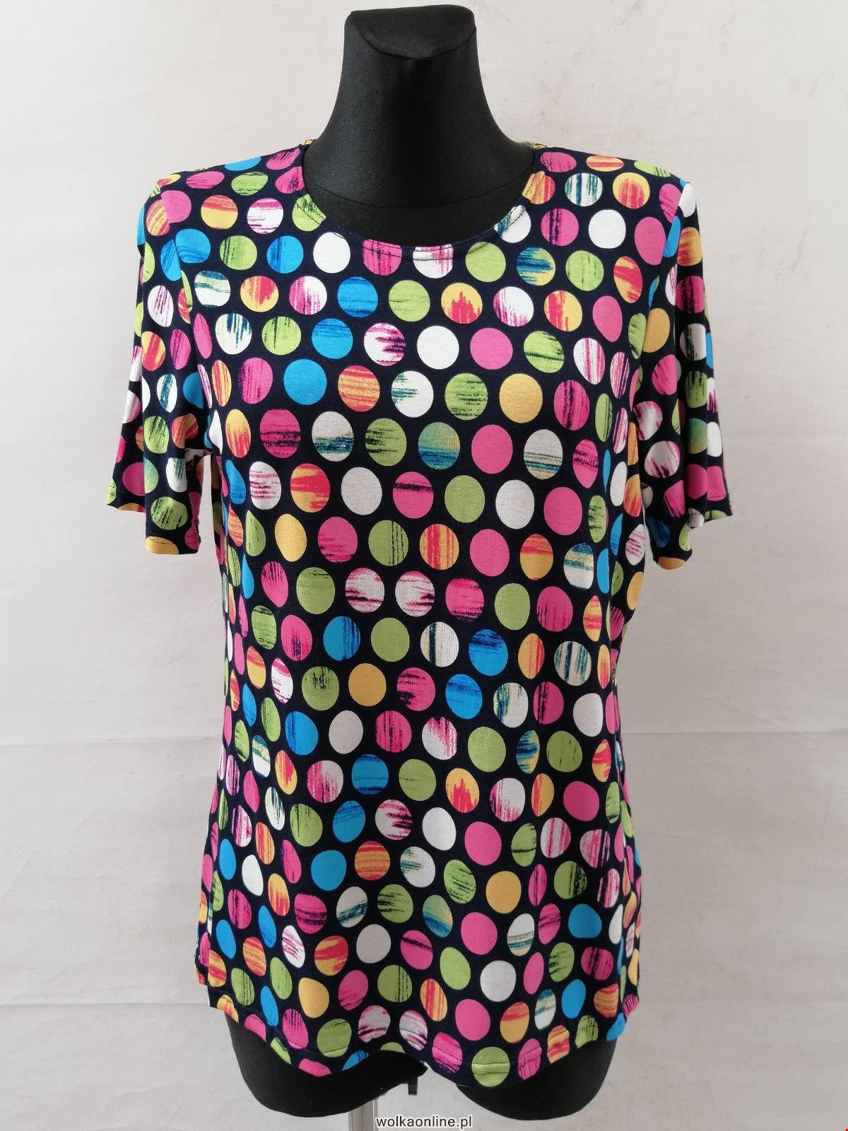 Bluzka damska 7298 1 kolor L-4XL (TOWAR POLSKIE )