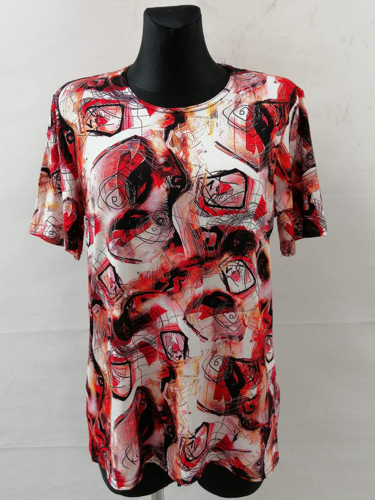 Bluzka damska 7299 1 kolor L-4XL (TOWAR POLSKIE )