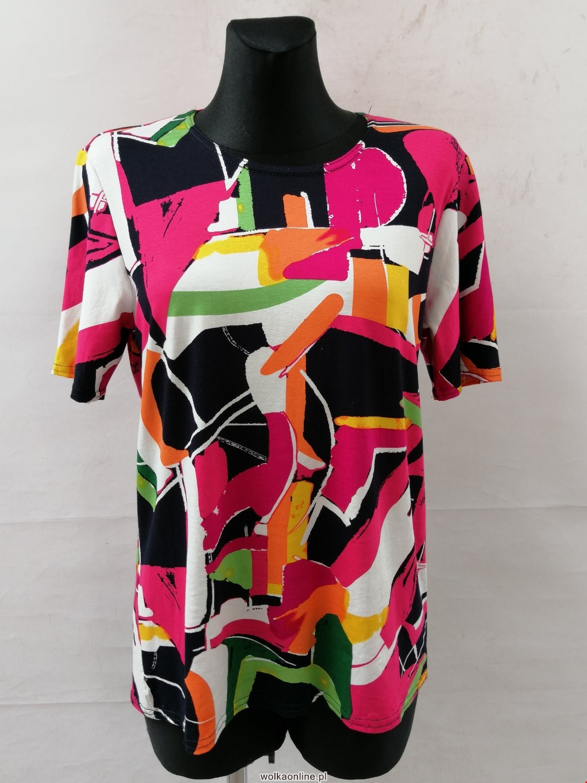 Bluzka damska 7301 1 kolor L-4XL (TOWAR POLSKIE )