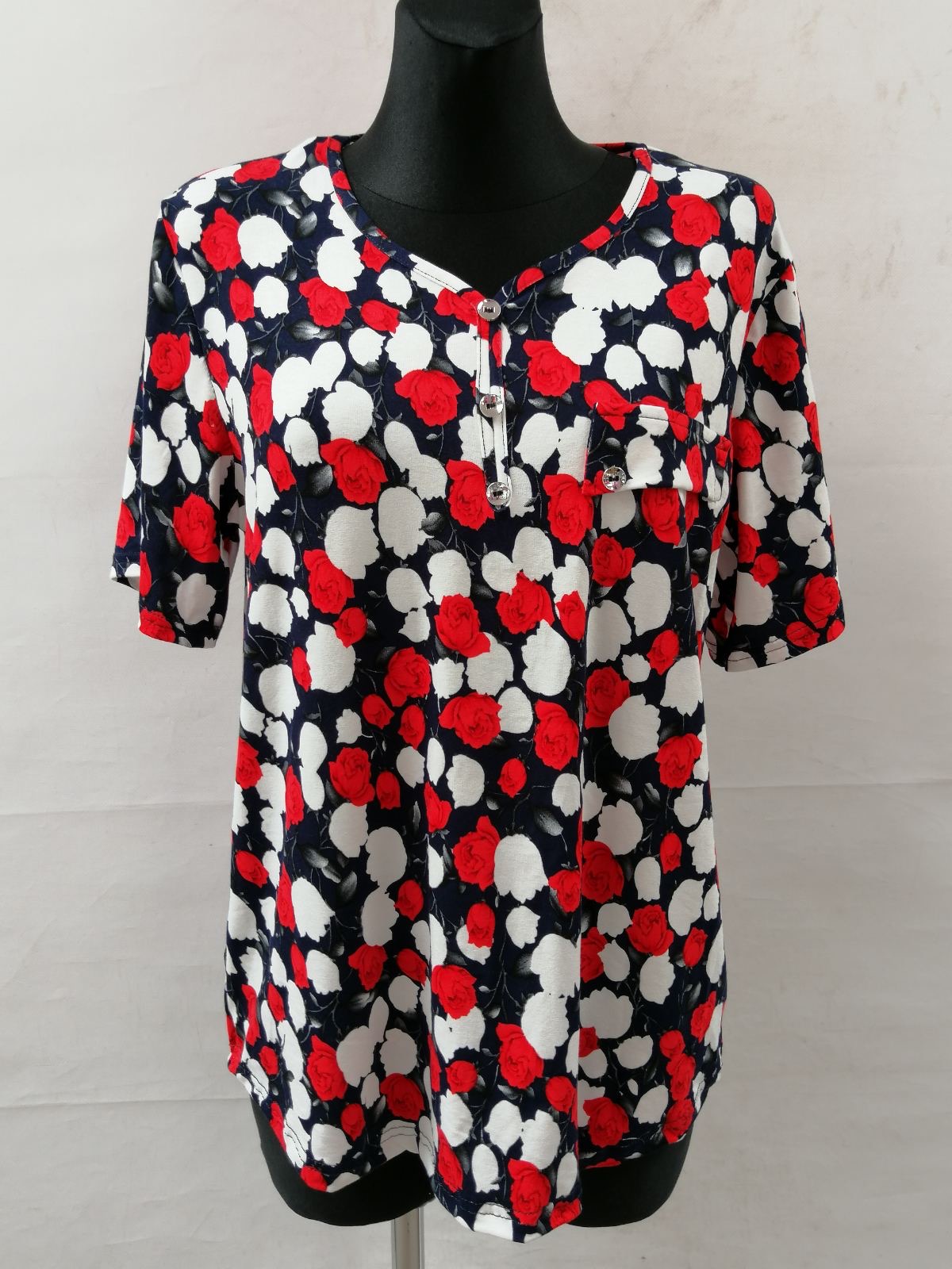 Bluzka damska 7314 1 kolor 48-54 (TOWAR POLSKIE ) 1