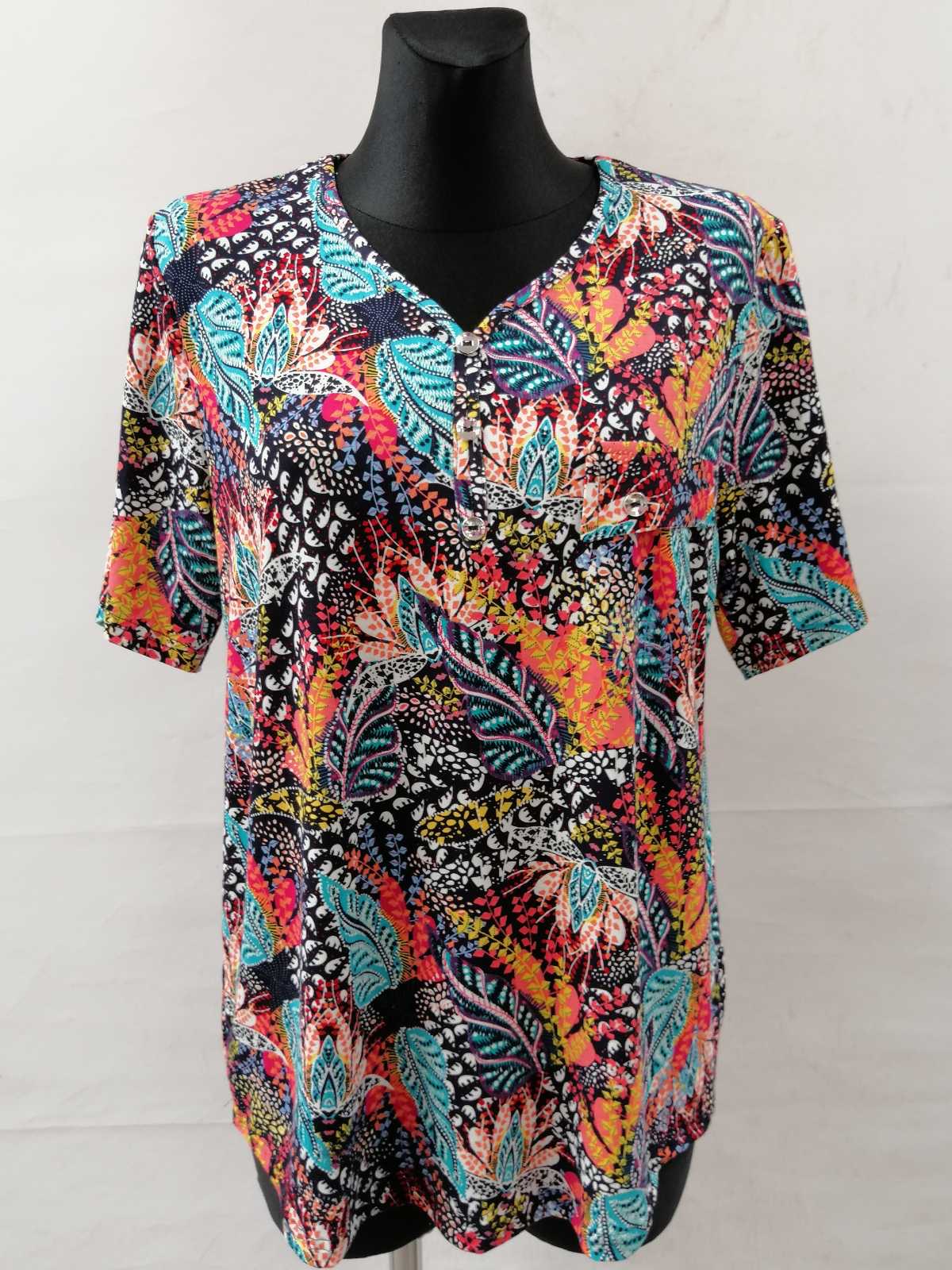 Bluzka damska 7316 1 kolor 48-54 (TOWAR POLSKIE )