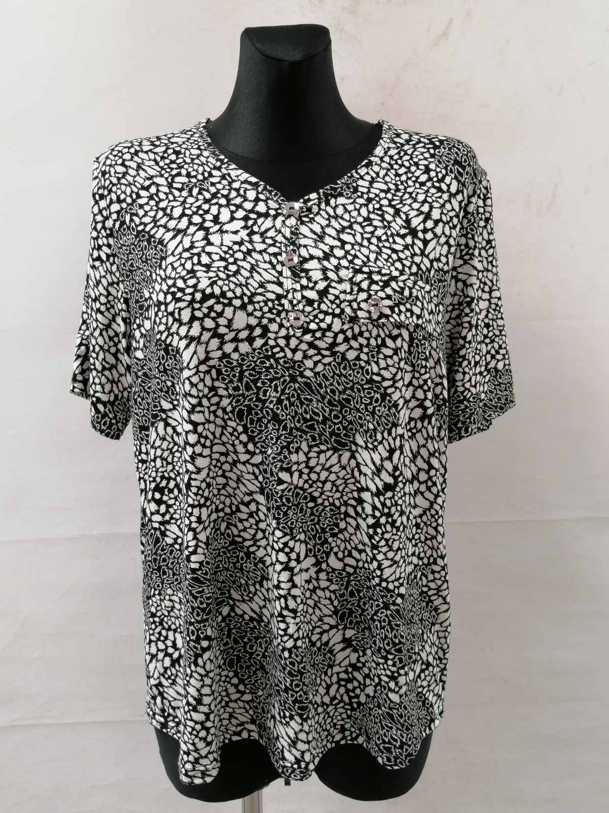 Bluzka damska 7318 1 kolor 48-54 (TOWAR POLSKIE )