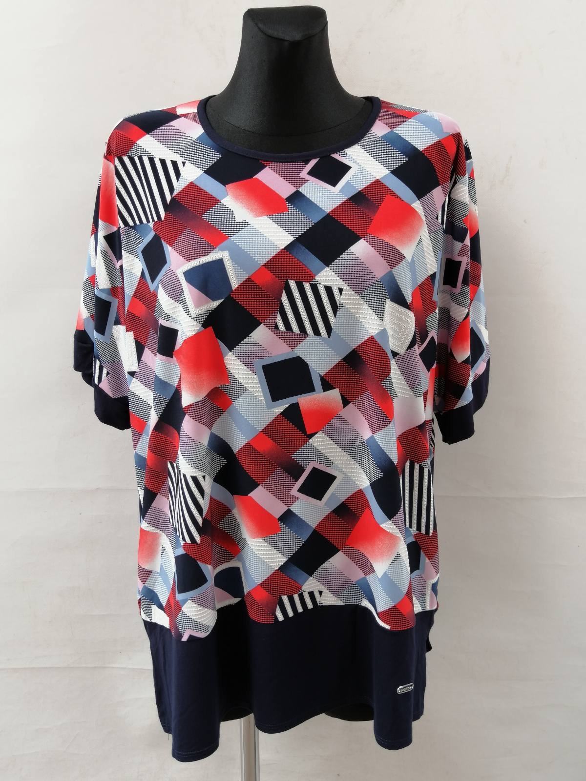 Bluzka damska 7339 1 kolor 54-60 (TOWAR POLSKIE )