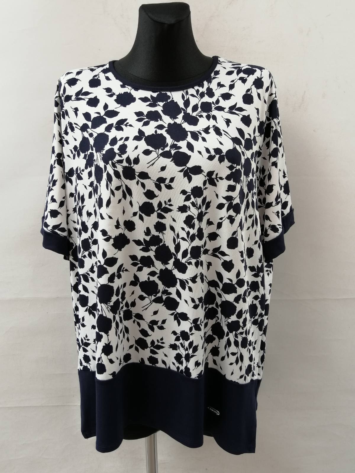 Bluzka damska 7343 1 kolor 54-60 (TOWAR POLSKIE ) 1