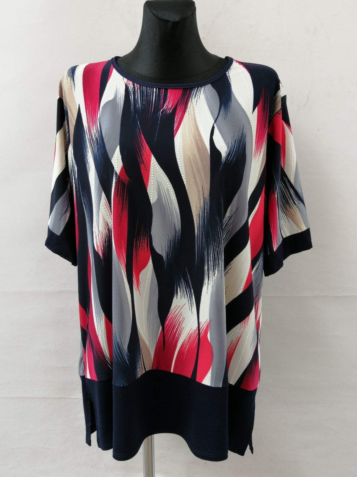 Bluzka damska 7344 1 kolor 54-60 (TOWAR POLSKIE ) 1