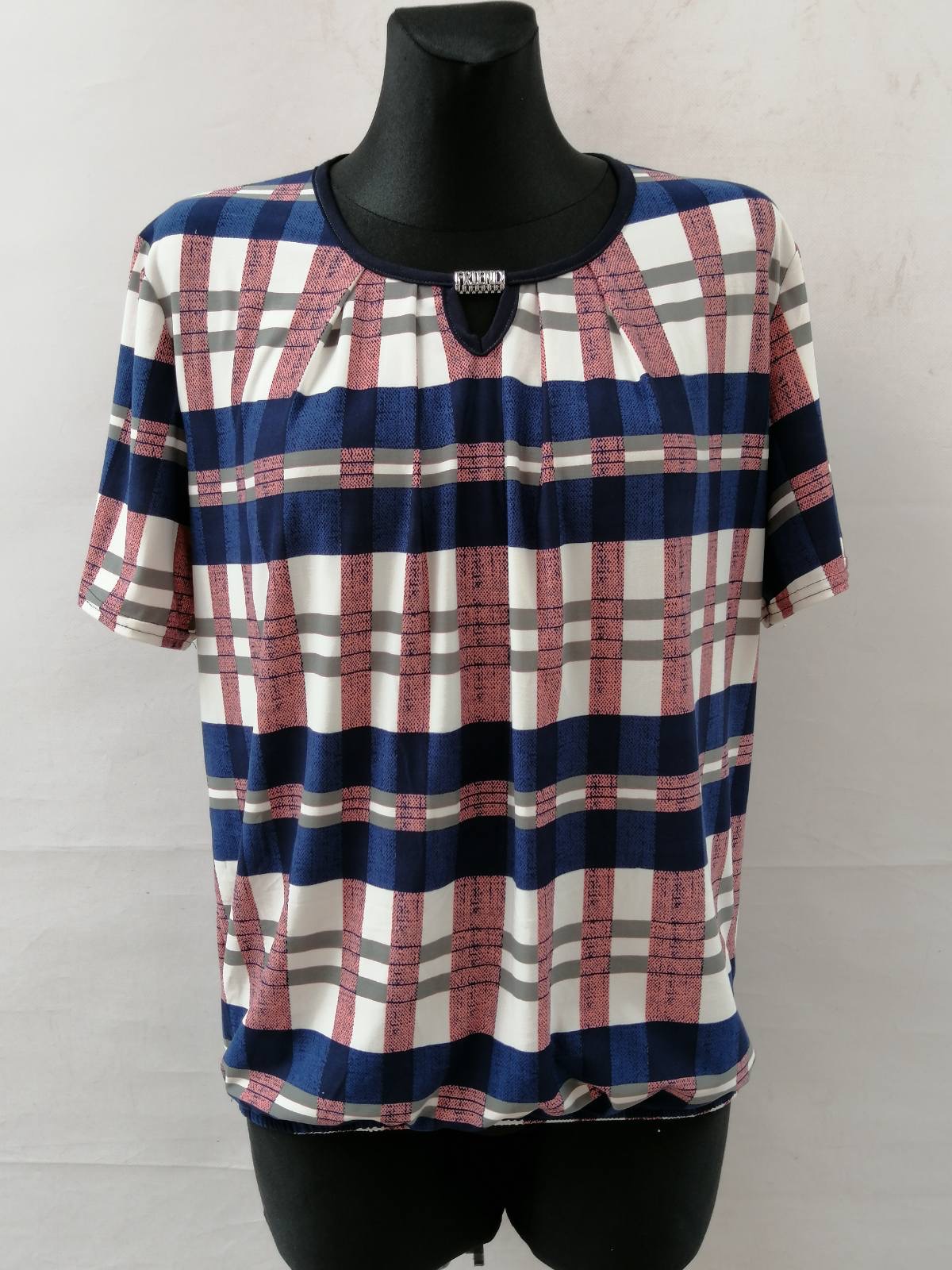 Bluzka damska 7357 1 kolor M-3XL (TOWAR POLSKIE )