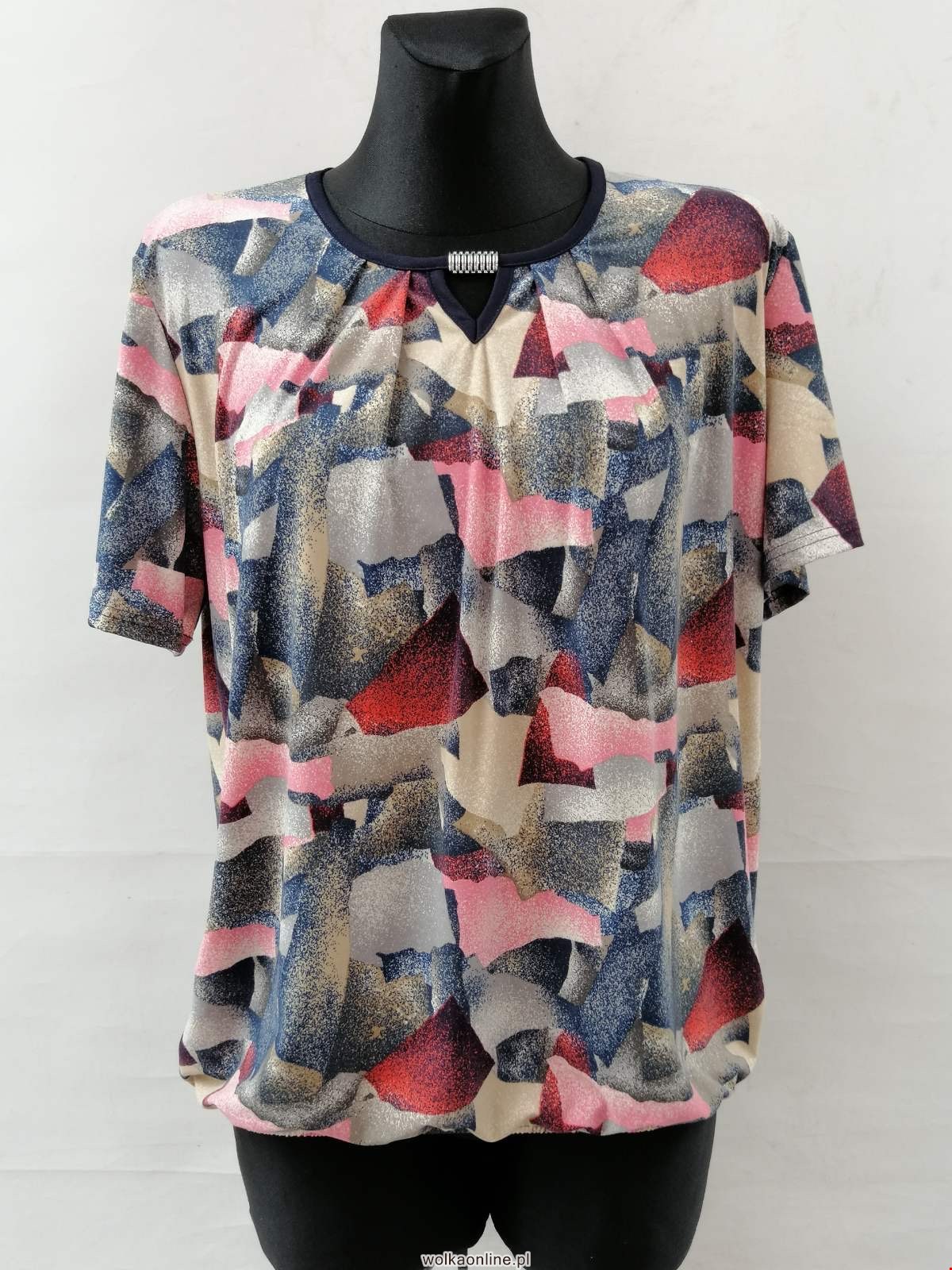 Bluzka damska 7358 1 kolor M-3XL (TOWAR POLSKIE )