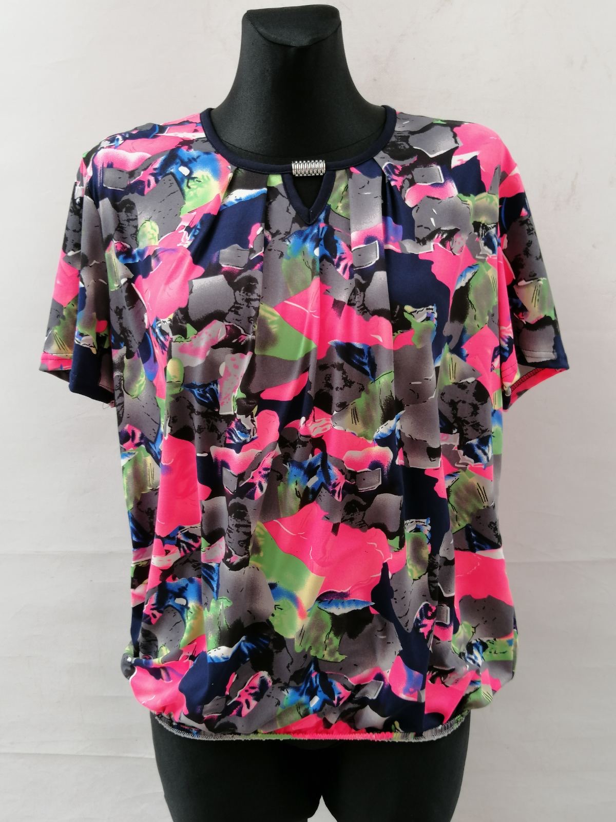 Bluzka damska 7360 1 kolor M-3XL (TOWAR POLSKIE )