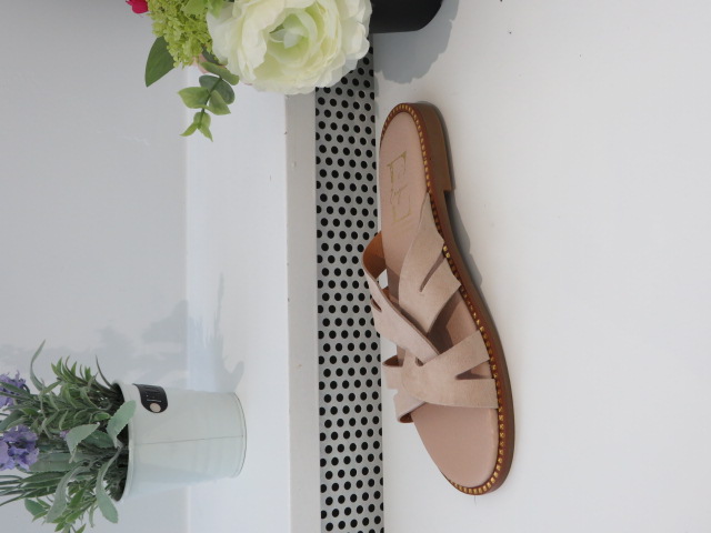 Klapki Damskie ER160 BEIGE 36-41 1