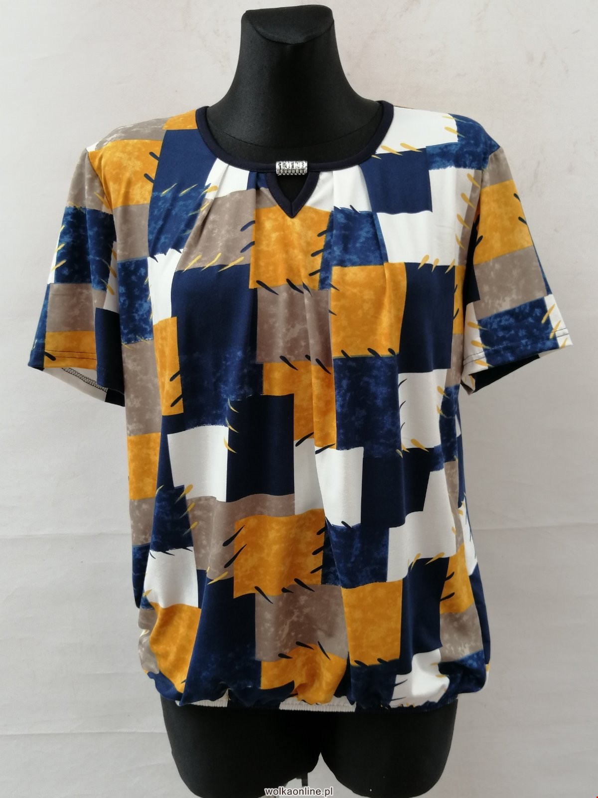 Bluzka damska 7364 1 kolor M-3XL (TOWAR POLSKIE )