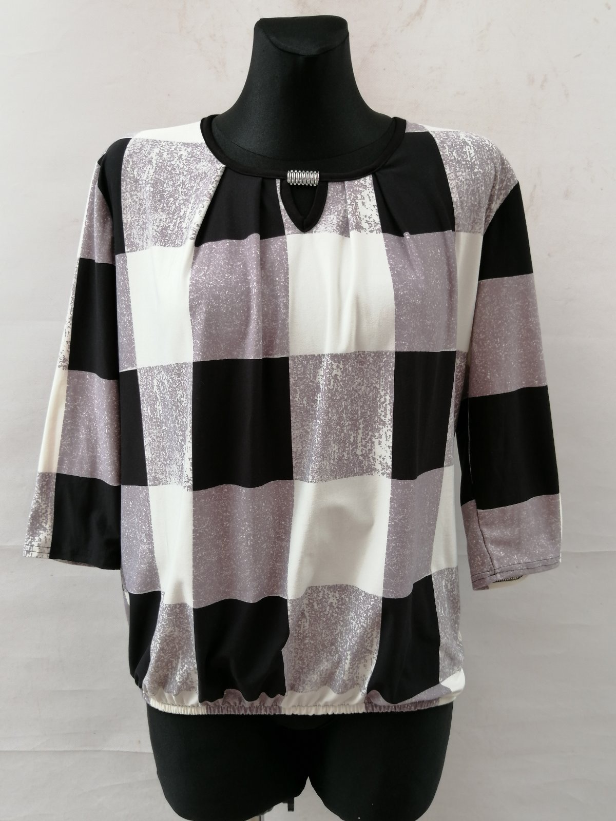 Bluzka damska 7378 1 kolor M-3XL (TOWAR POLSKIE )