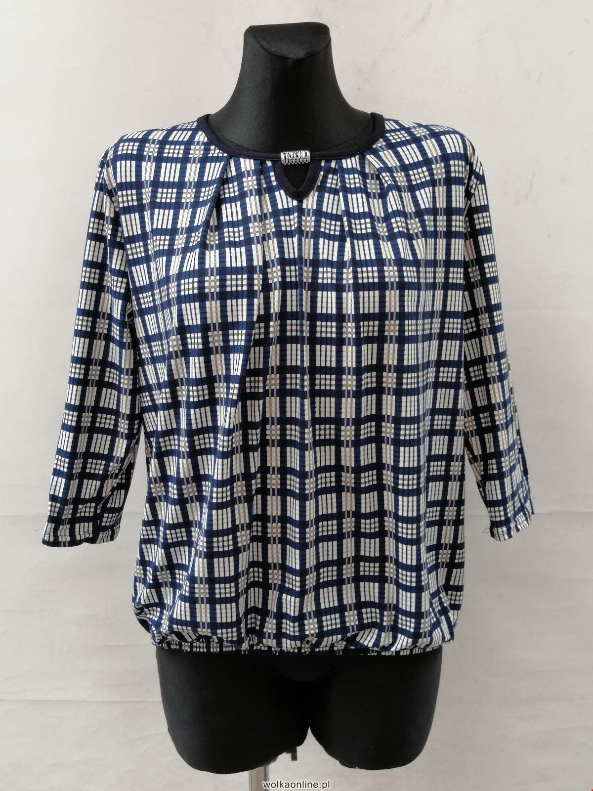 Bluzka damska 7381 1 kolor M-3XL (TOWAR POLSKIE )