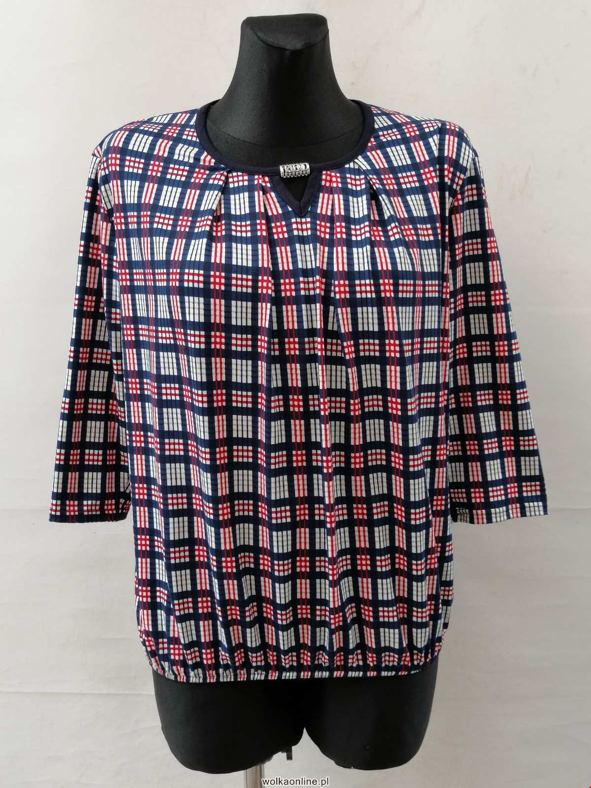 Bluzka damska 7382 1 kolor M-3XL (TOWAR POLSKIE )