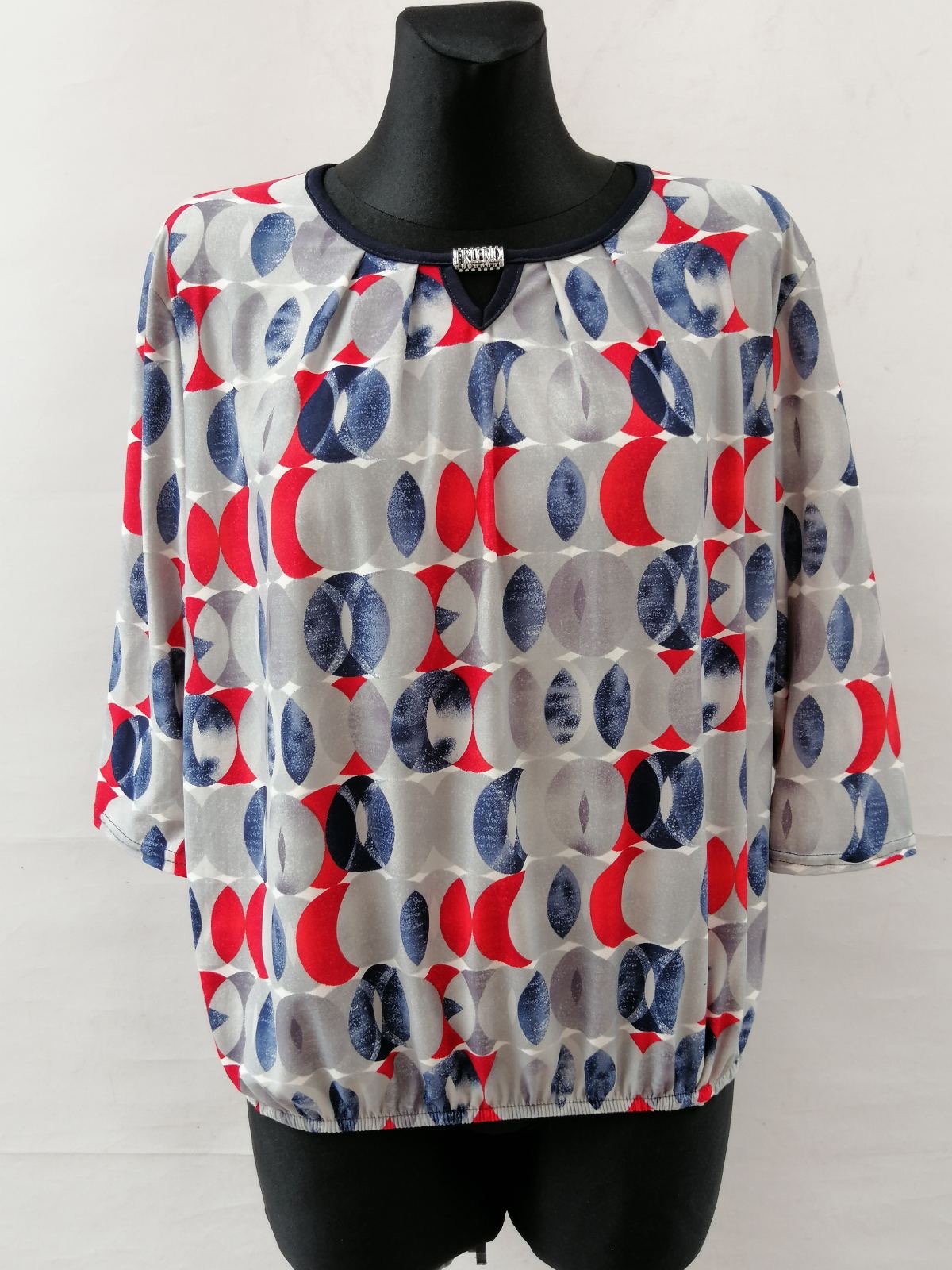 Bluzka damska 7383 1 kolor M-3XL (TOWAR POLSKIE )